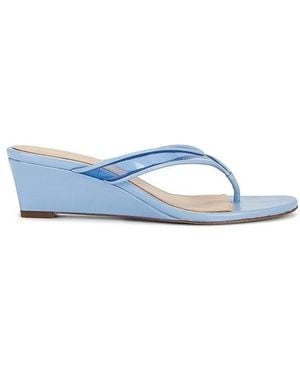 Veronica Beard Clea Wedge Sandal - Blue