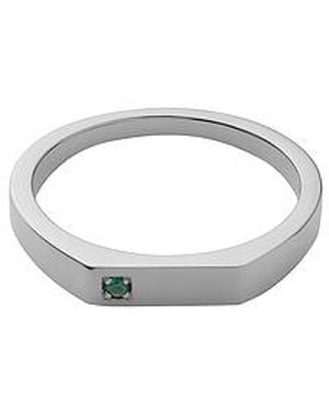 Miansai Bague Thin Geo Agate En. Taille Also En 11 - Noir