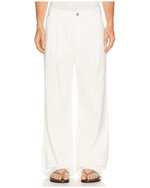 KROST Single Pleated Trouser - White