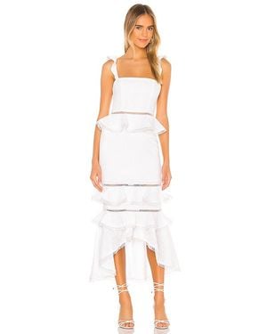 Nbd Haze Midi Dress - White