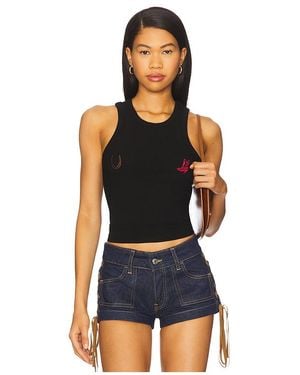 Urban Outfitters Top Lucky Charm - Blau