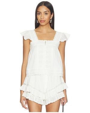Sea Blusa Sin Mangas Eliza En Color Blanco Talla (También En S, Xxs, Xs, M, Xl)
