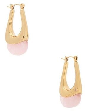 Shashi Boucles D'Oreilles Elysse Hoop En,Metallic - Multicolore