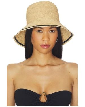 Hat Attack Stripe Modern Bucket Hat - Blue