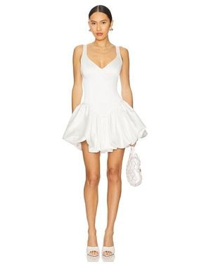 Bardot Oria Bubble Mini Dress - White