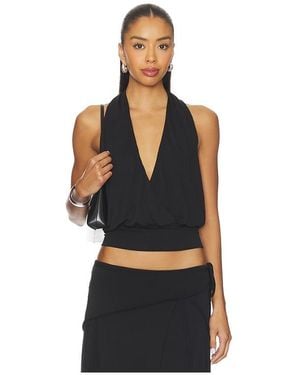 With Jean Sharni Top - Black