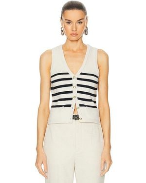 L'academie Calanth Striped Vest - Multicolor