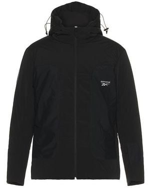 Reebok X Kanghyuk Stitched Logo Padded Jacket - Black