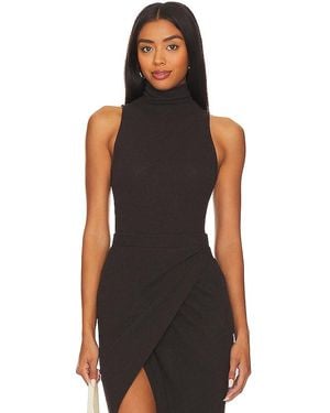 Enza Costa Cashmere Halter Turtleneck - Black