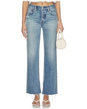 Moussy Foster Straight Jeans - Blue