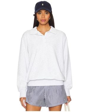 ALL THE WAYS Rana Polo Top - White