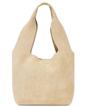 Veronica Beard Suede Sling Bag - Natural