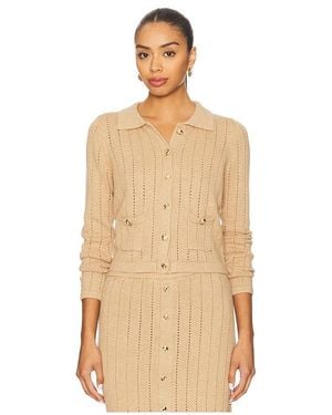Hevron Nanette Cardigan - Natural