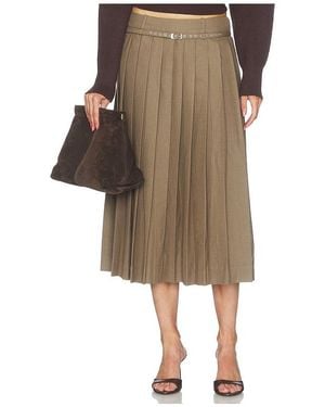 Camila Coelho Kenna Midi Skirt - Natural
