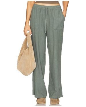 Bobi Wide Leg Jogger - Green