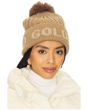 Goldbergh Hodd Faux Fur Beanie - White
