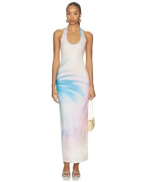 Kulani Kinis Halter Maxi Dress - White