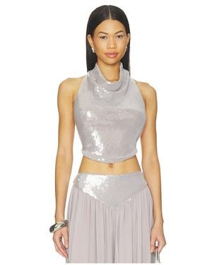 retroféte Pyna Sequin Top - Multicolour