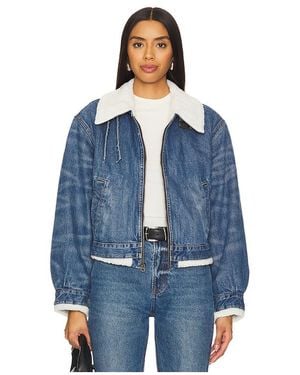 RE/DONE Aviator Jacket - Blue