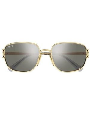 Gucci Rectangular Sunglasses - Multicolour