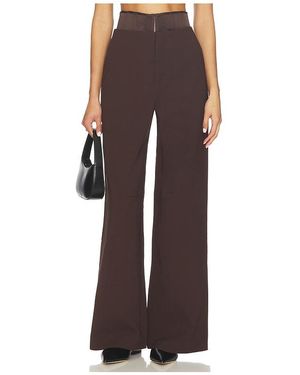 ROTATE BIRGER CHRISTENSEN Corset Suiting Pant - Brown