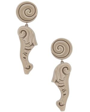 Julietta Sirena Earrings - White