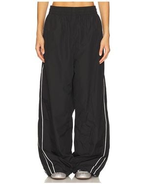 Jaded London Micro Fibre Jogger Pant - Black