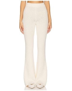 Camila Coelho Nika Rib Pant - White