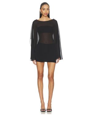superdown Danni Poncho Set - Black