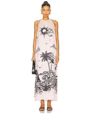 ROAME. Dakota Halter Dress - White