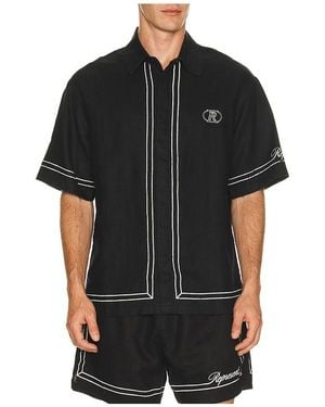 Represent Border Shirt - Black