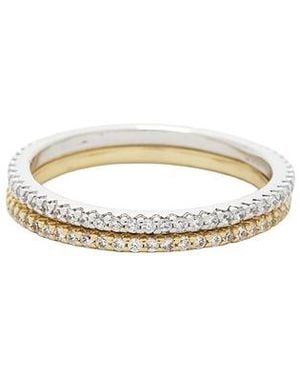 Shashi Micro Teeny Tiny Tennis Ring - White