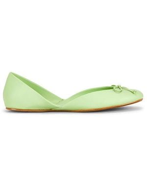 Jeffrey Campbell Zapato Plano Perky En Color Verde Talla (También En 6, 6.5, 7, 7.5, 8, 8.5, 9, 9.5, 11)