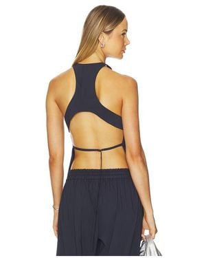 St. Agni Racerback-Top - Blau