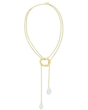 petit moments Solar Necklace - Metallic