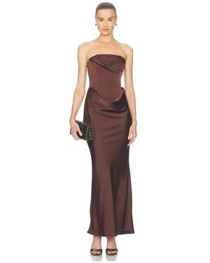 ROTATE BIRGER CHRISTENSEN Corsage Long Dress - Multicolor