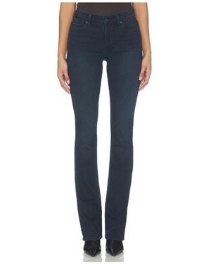 PAIGE High Rise Manhattan Bootcut Jeans - Blue