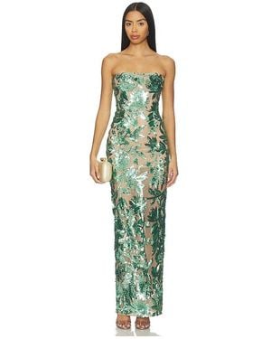 Bronx and Banco Dahlia Maxi Dress - Green