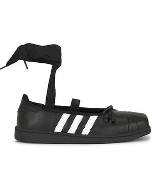adidas Originals X Jennie Superstar Sq Ballerina Flat - Black