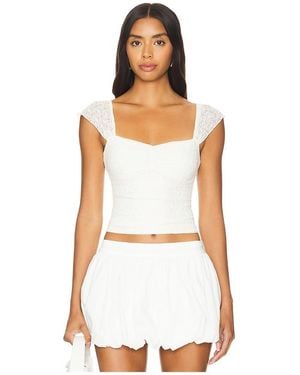 MORE TO COME Kendall Top - White