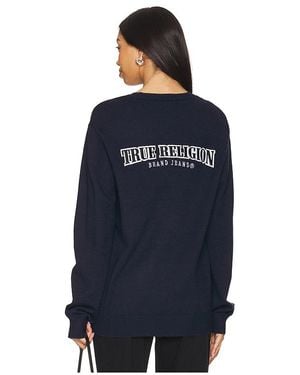 True Religion Crewneck Jumper - Blue