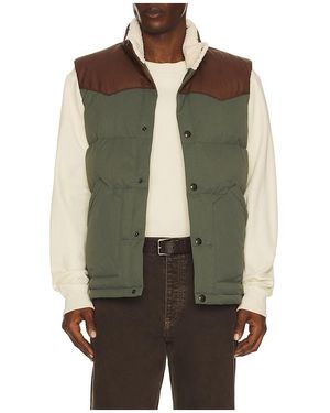 Faherty Range Down Vest - Green