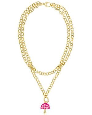 Emma Pills Mushroom Magic Necklace - Multicolor