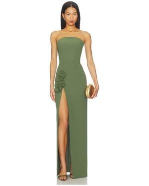 Amanda Uprichard Vestido Wolfe En Color Verde Talla (También En M, S, Xl, Xs)