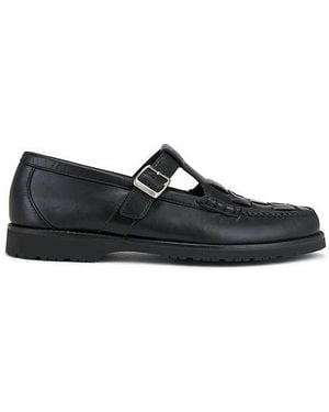 G.H. Bass & Co. Fisherman Mini Lug Smooth Leather Weejun - Black