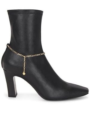 Lola Cruz Ankle Bootie - Black