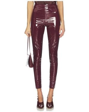 Commando Faux Patent Leather Legging - Red