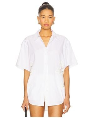Rag & Bone Amy Lace Shirt - White