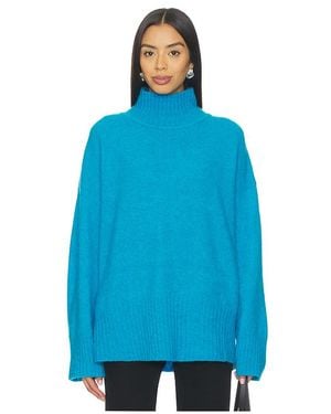 American Vintage Rollkragenpullover Vito - Blau