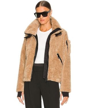 Sam. Sherpa Denver Jacket - Black